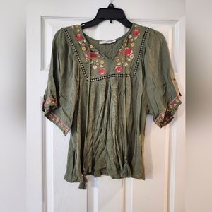 Green francescas top